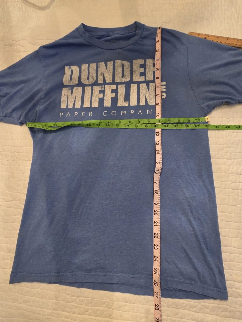 Blue Graphic Tee - Paper Company Size Medium